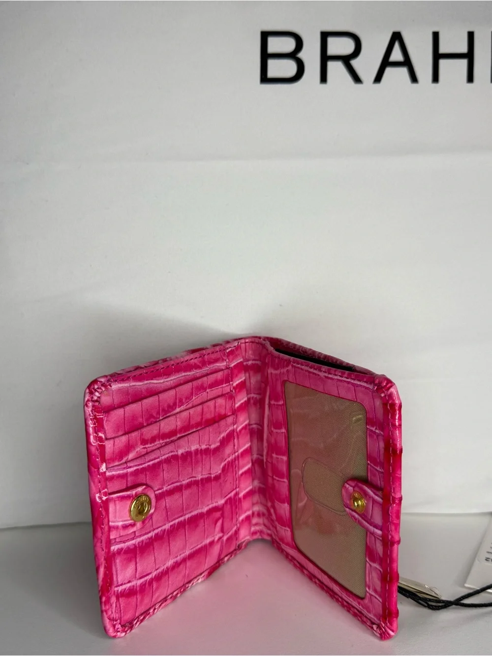 Brahmin Jane wallet in Pink Cosmo